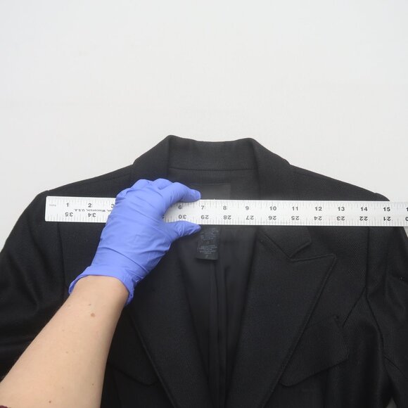 Smythe Full Back Duchess Blazer Black Size 2 - Picture 12 of 13